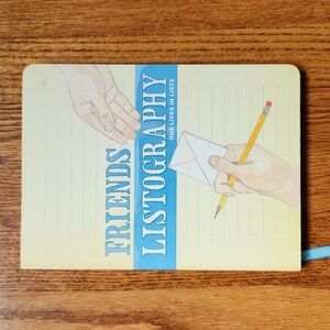 Friends Listography book by Lisa Nola